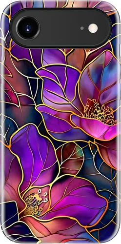 Miniatura 61 de LUHOURI Funda para iPhone 12 Mini, compatible con carga inalámbrica, doble capa, interior de silicona suave + carcasa exterior dura, bonito diseño