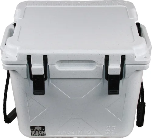 Miniatura 3 de BISON COOLERS Enfriador Rotomoldeado de Durabilidad Extrema Diseñada con Carcasa Rígida, Tapa y Revestimiento Hielera de Larga Duración con Blanco