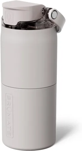 Miniatura 42 de BrüMate Rise - Botella de agua de 18 onzas con popote de silicona cubierto Botella de agua para niños aislada 100% a prueba de fugas Base apta