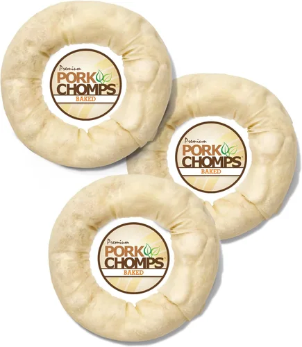 Miniatura 9 de Pork Chomps Masticables de piel de cerdo asada para perros, rollos de 8 pulgadas, 5