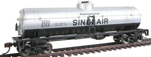 Walthers Trainline Coche cisterna de 40' con ruedas metálicas listo para funcionar - Sinclair Oil