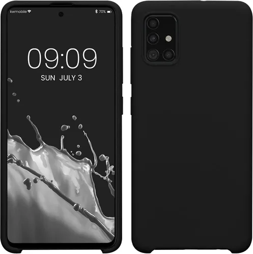 Miniatura 74 de kwmobile Funda Compatible con Samsung Galaxy A14 5G - Funda de teléfono de TPU y silicona con acabado suave - Verde Lima
