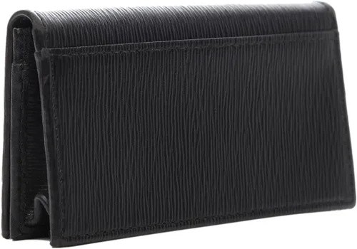Miniatura 3 de Prada Cartera unisex Vitello de piel negra con tarjetero, Negro -, Classic