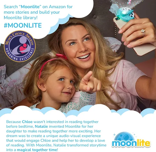Miniatura 8 de Moonlite Story Reel Goodnight Moon set de exploración de aprendizaje, Multicolor
