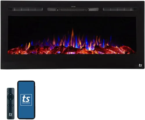 Miniatura 18 de Touchstone Sideline - Chimenea eléctrica empotrable