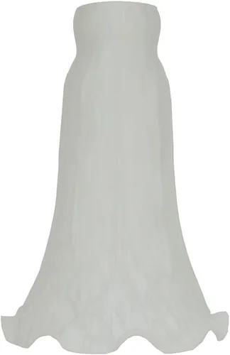 Miniatura 7 de Pantalla de cristal soplado Lily Flower, tulipán estilo Tiffany reemplazo para lámparas de mesa y pie, diámetro interior de apertura de 1.06 Rosado