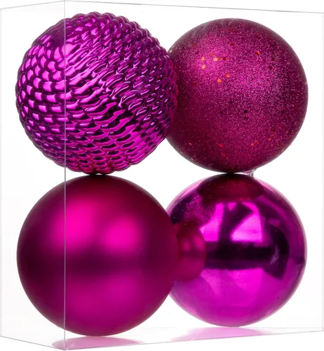 Miniatura 22 de Esferas de adorno de Navidad de 4.7 pulgadas, decoraciones de Navidad grandes, árbol de Navidad, inastillables, grandes, negras, con lazo