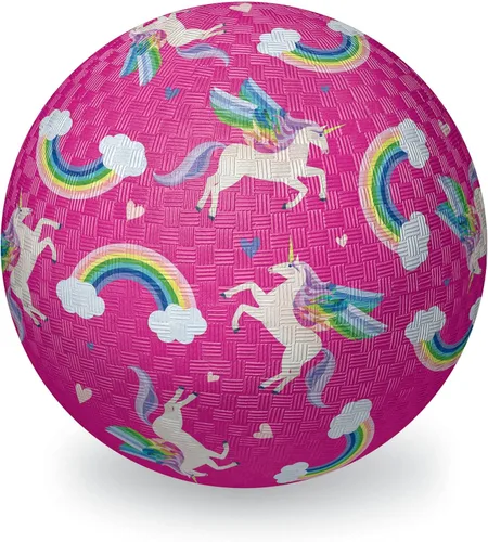 Miniatura 10 de Crocodile Creek Pelota de Patio de Juegos – Pelota de goma duradera para niños de 3 años en adelante – Pelota inflable que rebota para kickball, Pez