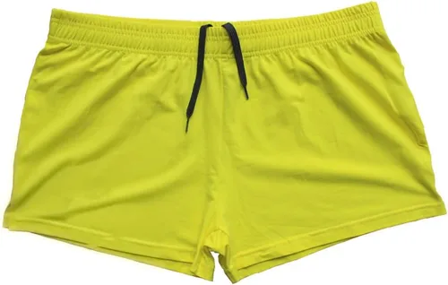 Miniatura 5 de palglg Pantalones cortos de culturismo para hombre de 3 pulgadas con cordón de entrepierna de algodón