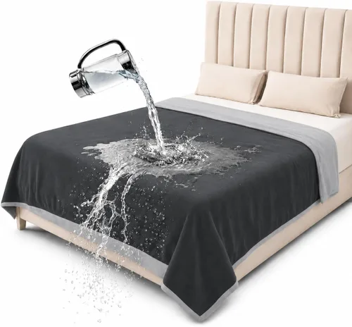 Bedding Aid-Manta de franela impermeable para la intimidad de la cama, manta para momentos de amor y placer para adultos, 100% a prueba de fugas,
