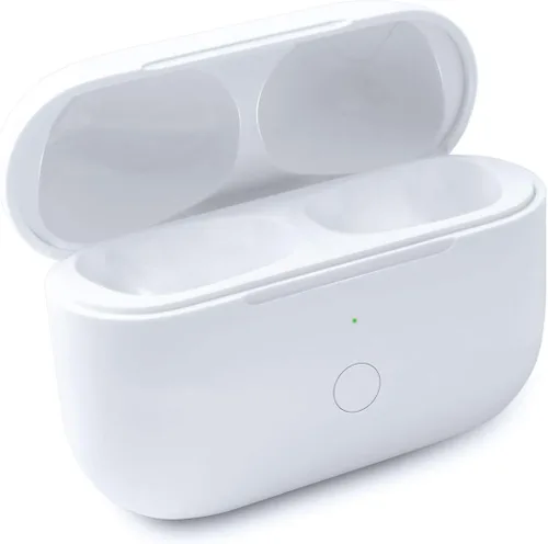 Miniatura 9 de Funda de carga inalámbrica de repuesto compatible con AirPods Pro de 1ª y 2ª generación, cargador AirPods Pro de 1ª y 2ª generación con botón