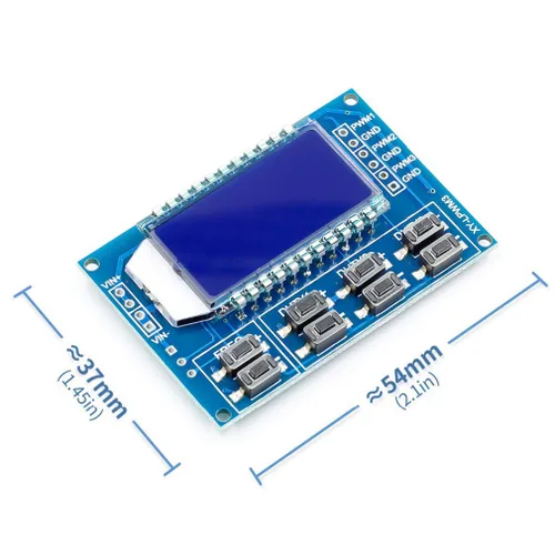 Miniatura 5 de HiLetgo 2 unids 3 canales PWM generador de pulso generador de señal de frecuencia ajustable onda cuadrada rectangular generador de señal de onda