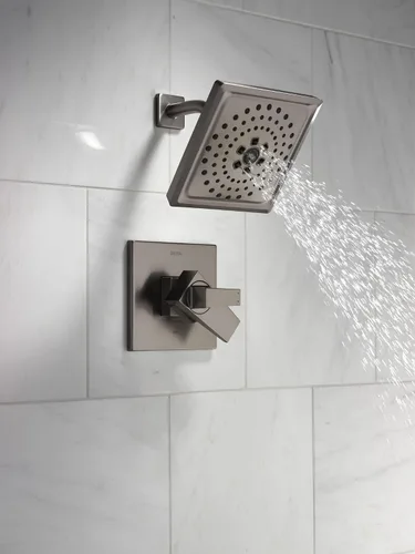 Miniatura 2 de Delta Faucet T17243-KS-PR Trillian - Bañera o ducha, mango doble, acero inoxidable negro
