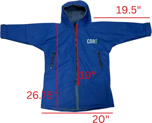 Miniatura 14 de COR Surf Swim Parka for Youth and Adults Heavy-Duty Weatherproof Swimming Jacket with Size Options for Men, Women and Kids