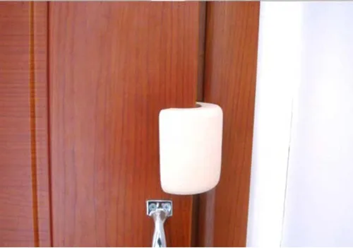 Miniatura 9 de COOLHOOD Protector de puerta para puerta, tope de puerta de seguridad, espuma NBR suave para mantener la puerta abierta, sirve como protector