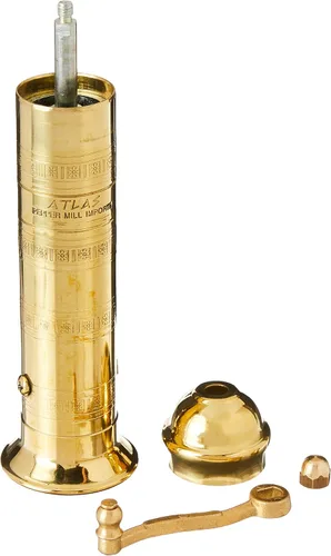 Miniatura 2 de Molinillo de pimienta Atlas de Pepper Mill Imports, de latón, 7.5