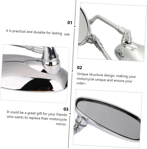 Miniatura 5 de motorcycle rearview mirror For Y-amaha YBR 125 FZ1 FZ6 XMAX 300 MT09 MT07 MT125 Tracer,8 10mm CNC Aluminum Side Mirror Universal