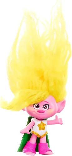 Miniatura 7 de Mattel DreamWorks Trolls Band Together Branch - Muñeca pequeña con traje extraíble y pelo de felpa, juguetes inspirados en la película