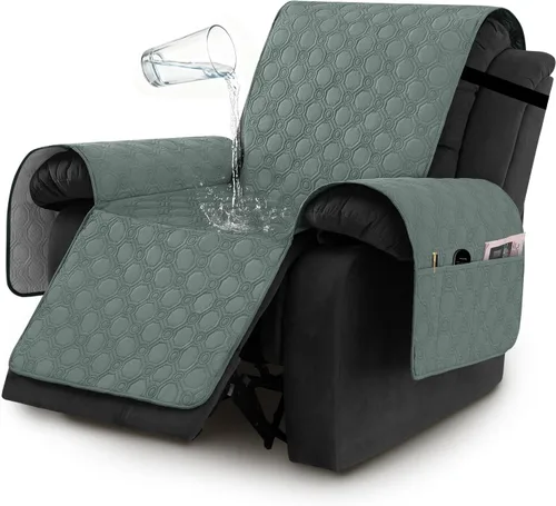 Miniatura 12 de H.VERSAILTEX Funda 100% Impermeable para Silla Gruesa y Duradera Fundas para Sofá para Perros Protector de Sofá Triple Antideslizante Fundas
