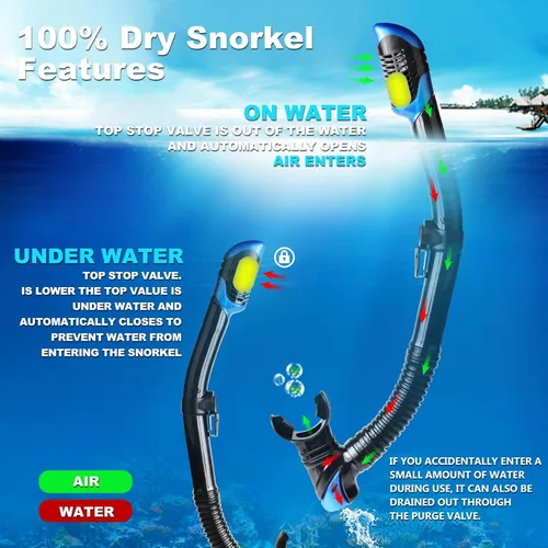 Miniatura 4 de Máscara de buceo Pano 3 para adultos, máscara de esnórquel de vidrio templado, máscara de natación antivaho sin fugas, gafas de natación con Juego