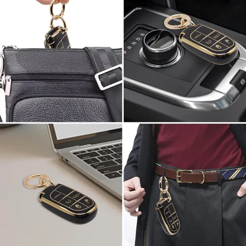 Miniatura 5 de Elegananccy para Funda de Llavero de Jeep, Negro