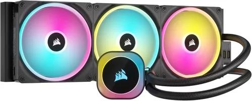 CORSAIR iCUE Link H170i RGB Enfriador de líquido para CPU - 420mm AIO - Ventiladores QX140 RGB - Compatible con Intel® LGA 1700, AMD® AM5 - Incluye