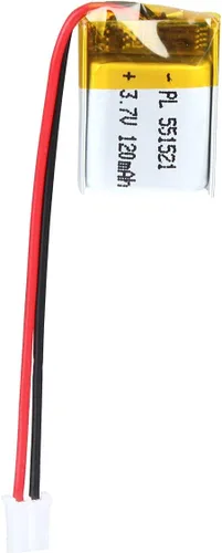 Miniatura 44 de 652030 Batería Lipo de 3.7V 350mAh 652030 Cargable Paquete de Batería de Polímero de Litio con Conector JST PH2.0mm para Dispositivo Electrónico