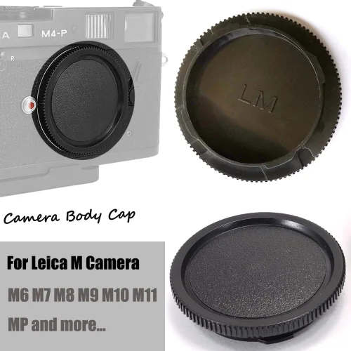 Miniatura 2 de Tapa de lente trasera y tapa frontal para Leica M LM DSLR-2Sets Tapa de lente para cámara Leica M8 M9 M10 M11 DSLR, M LM Mount Camera, tapa