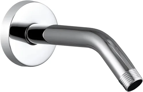 Miniatura 13 de Brazo de ducha Voolan con brida y cinta de teflón, brazo de extensión de cabezal de ducha para baño con ducha fija, acero inoxidable sólido, montado