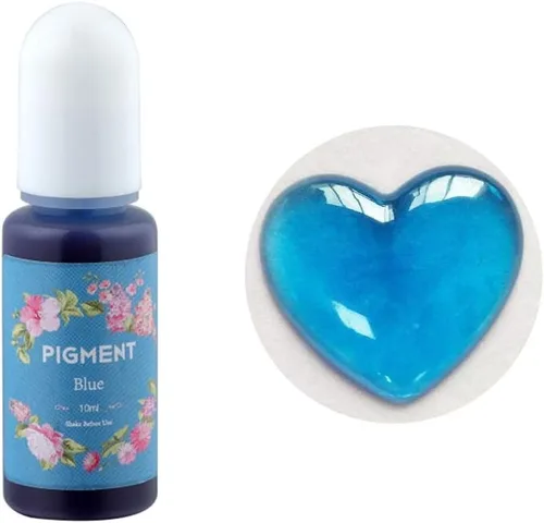 Miniatura 25 de Mezcla de resina epoxi UV de 0.3 fl oz, pigmento líquido, pigmento de resina colorante, secado rápido, manualidades, herramientas de fabricación