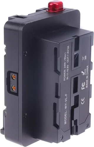 Miniatura 10 de FocusFoto Adaptador de placa de fuente de alimentación de batería Mini Nano V-Lock V-Lock de tamaño bolsillo con D-tap y Super Clamp