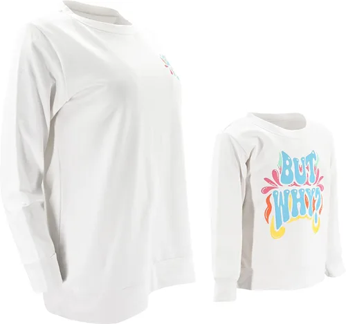 Miniatura 4 de Unique Baby Mommy and Me Ive Created a Monster - Camisa con cuello en V gris