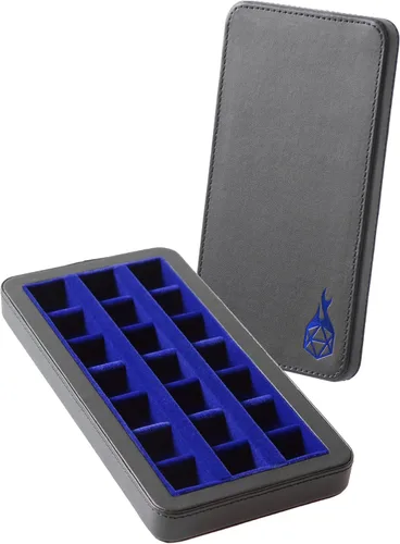 Miniatura 2 de Forged Dice Co. Reliquary - Estuche de dados dividido estándar con bandeja de dados para juegos de dados poliédricos, 21 cámaras forradas