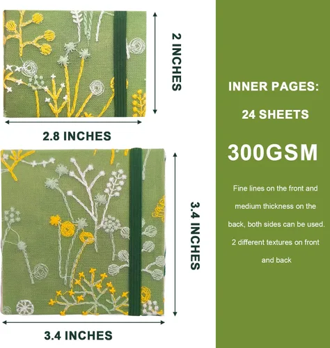 Miniatura 2 de LYML.E1 Mini cuaderno de bocetos de acuarela, mini cuaderno de acuarela portátil, cuaderno de bocetos de viaje, papel de dibujo texturizado