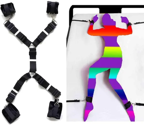 Miniatura 5 de Kit de restricciones sexuales BDSM, juguetes sexis para muñecas, para dormitorio de adultos, kit de amarres para adultos, herramientas para parejas