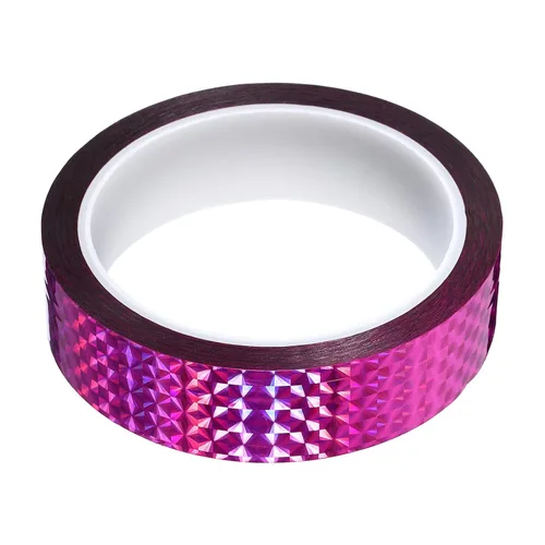 Miniatura 12 de YOKIVE Cinta de prisma, cintas decorativas holográficas reflectantes autoadhesivas, ideal para proyectos de manualidades, arte de bricolaje, hogar