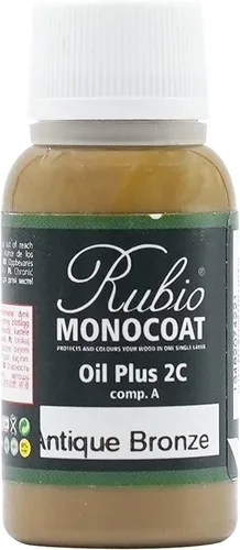 Miniatura 145 de Rubio Monocoat Muestra de Acabado de Aceite para Madera - Puro Aceite Plus Parte A Aceite de Linaza de Secado Rápido y Ecológico para Uso Pure