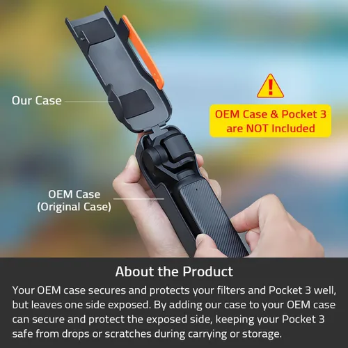 Miniatura 2 de Arzroic Estuche Protector/Cubierta para DJI Osmo Pocket 3 Accesorios, Protector de Gimbal/Lente/Pantalla Osmo Pocket 3