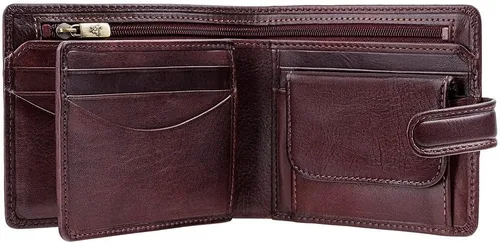 Miniatura 2 de Visconti Arrezo - Cartera de piel auténtica con bloqueo RFID seguro TSC42, Negro -, Cartera Rfid