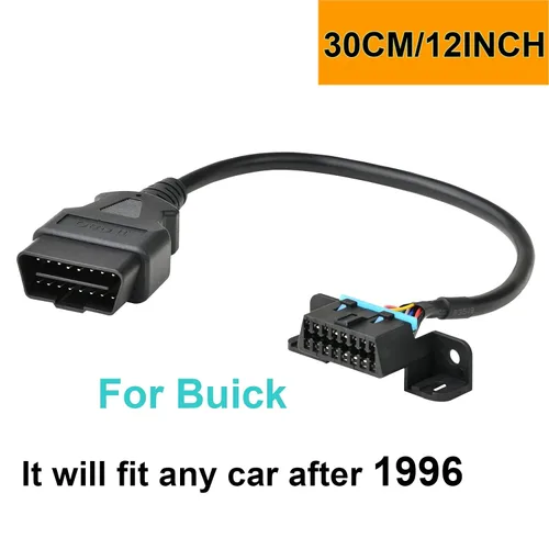 Miniatura 2 de iKKEGOL Conjunto de Cable Completo de 16 Pines OBD2 Macho a Hembra con Soporte de Montaje Bajo el Tablero y Conector de Extensión de Arnés