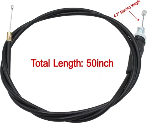 Miniatura 2 de Cable de acelerador de 50 pulgadas para mini bicicleta Coleman CT200U BT200X con carburador VM22, para Predator 212 Mini Baja MB165 MB200 Heat