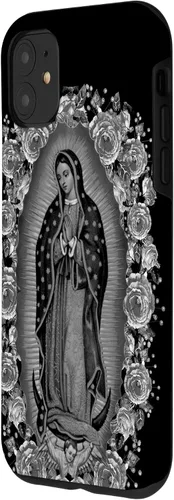 Miniatura 2 de Funda para iPhone 11 Nuestra Señora Virgen De Guadalupe Virgen María Floral