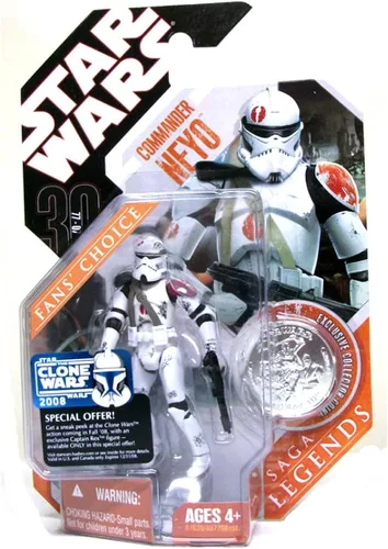 Star Wars Figura de acción de leyendas de la saga del 30 aniversario de 2007, Comandante Neyo