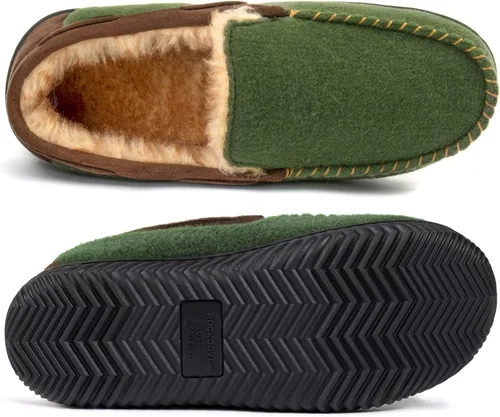Miniatura 4 de RockDove Hearthfire - Pantuflas de espuma viscoelástica para hombre