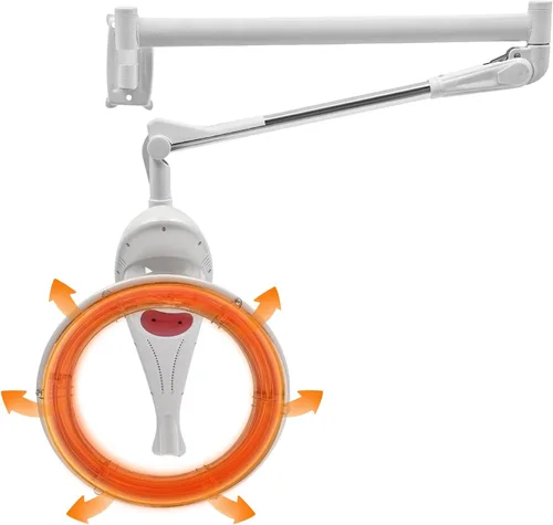 Miniatura 8 de Secador de pelo profesional multifunción, secador de peluquería de alta potencia de 1500 W con 5 discos térmicos y brazo ajustable giratorio