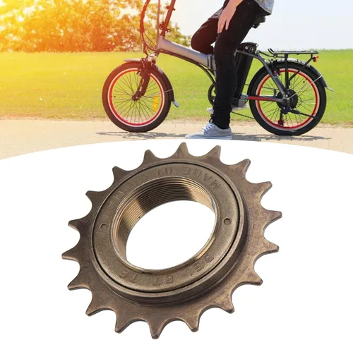 Miniatura 6 de VGEBY Rueda libre de bicicleta 18T con adaptador de volante de accionamiento derecho, alta precisión, ligero y compacto, para motores MY1016Z MY1016