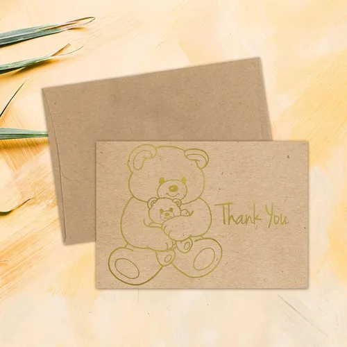 Miniatura 3 de Cosco Tarjeta de agradecimiento de oso de peluche