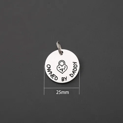 Miniatura 2 de MAOFAED Regalo para parejas, regalo para esclava propiedad de papá DDLG, regalo BDSM, regalo para el día de San Valentín, regalo para ella, Metal