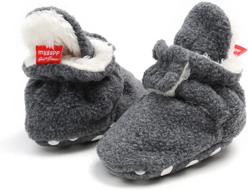 Miniatura 4 de Infant Snow Boots Toddler Sock Booties Baby Girl Boy First Walkers Winter Warm Prewalker Newborn Crib Shoes Non-Slip Footwear