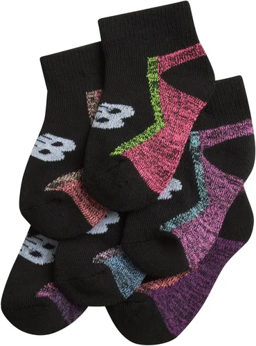 Miniatura 2 de New Balance Calcetines para bebé, paquete de 12 calcetines de corte de cuarto (bebébebé)